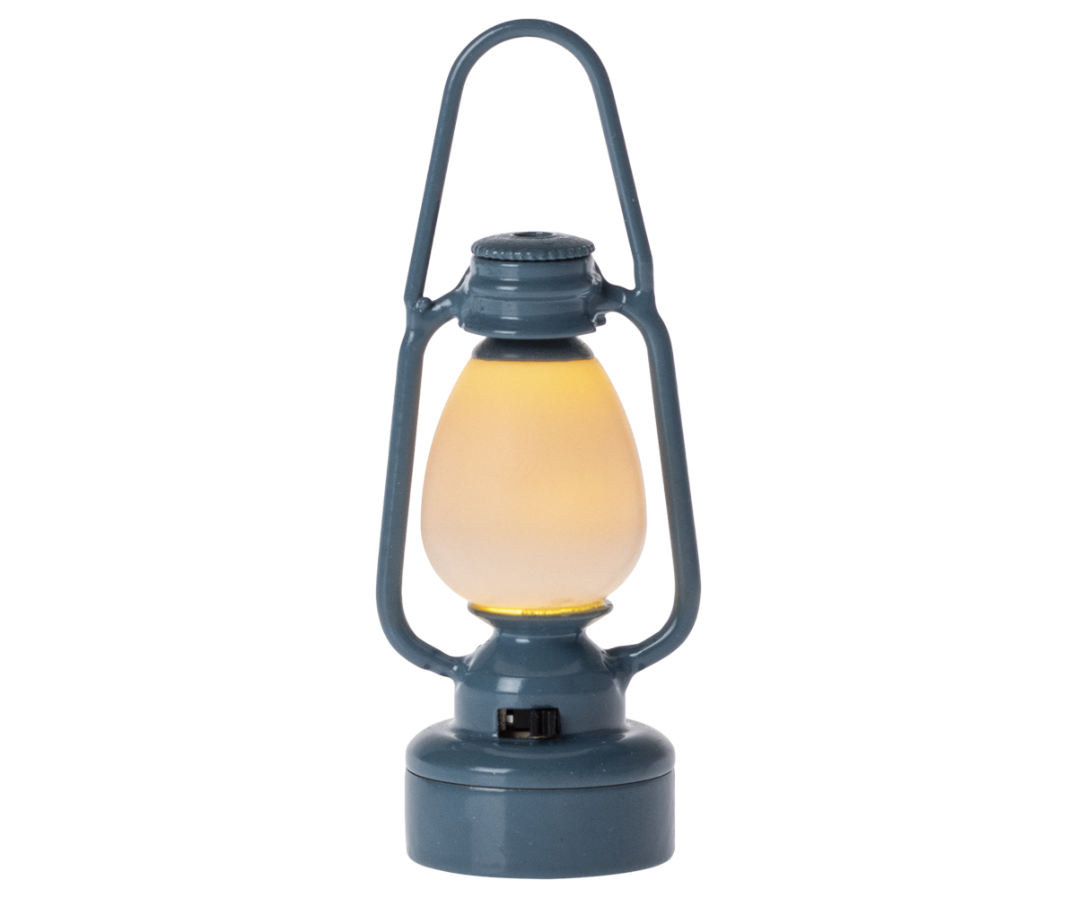 Vintage lanterne, Mus -Blå