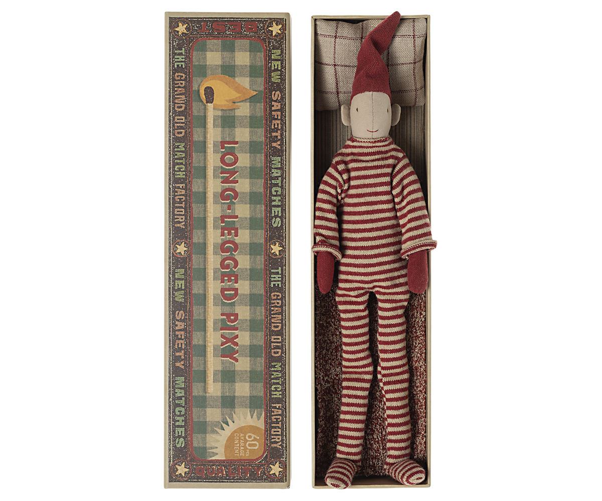 Langbenet nisse i tændstikæske, Lille