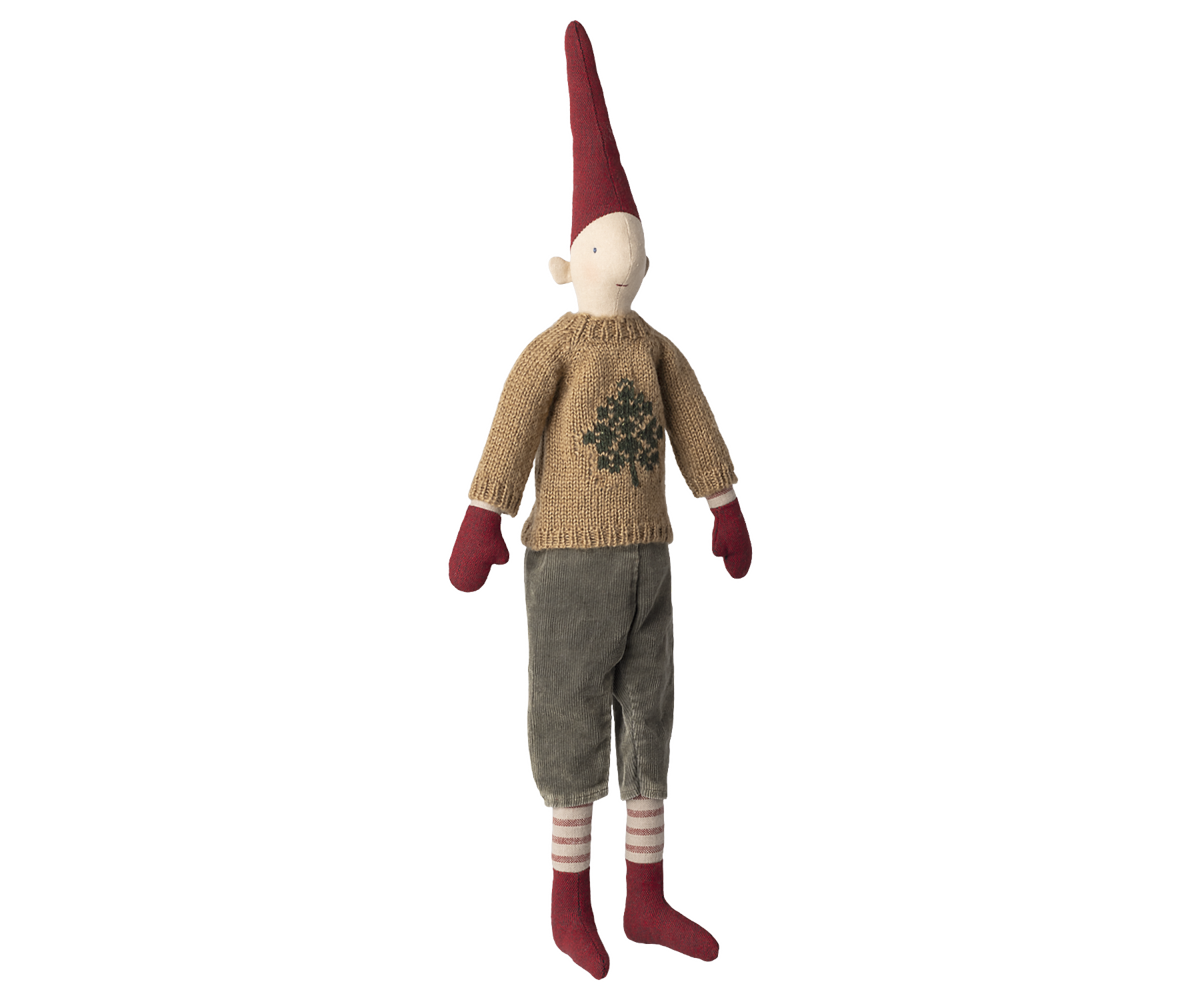 Medium nisse str. 3 - Dreng - bukser og strikket sweater