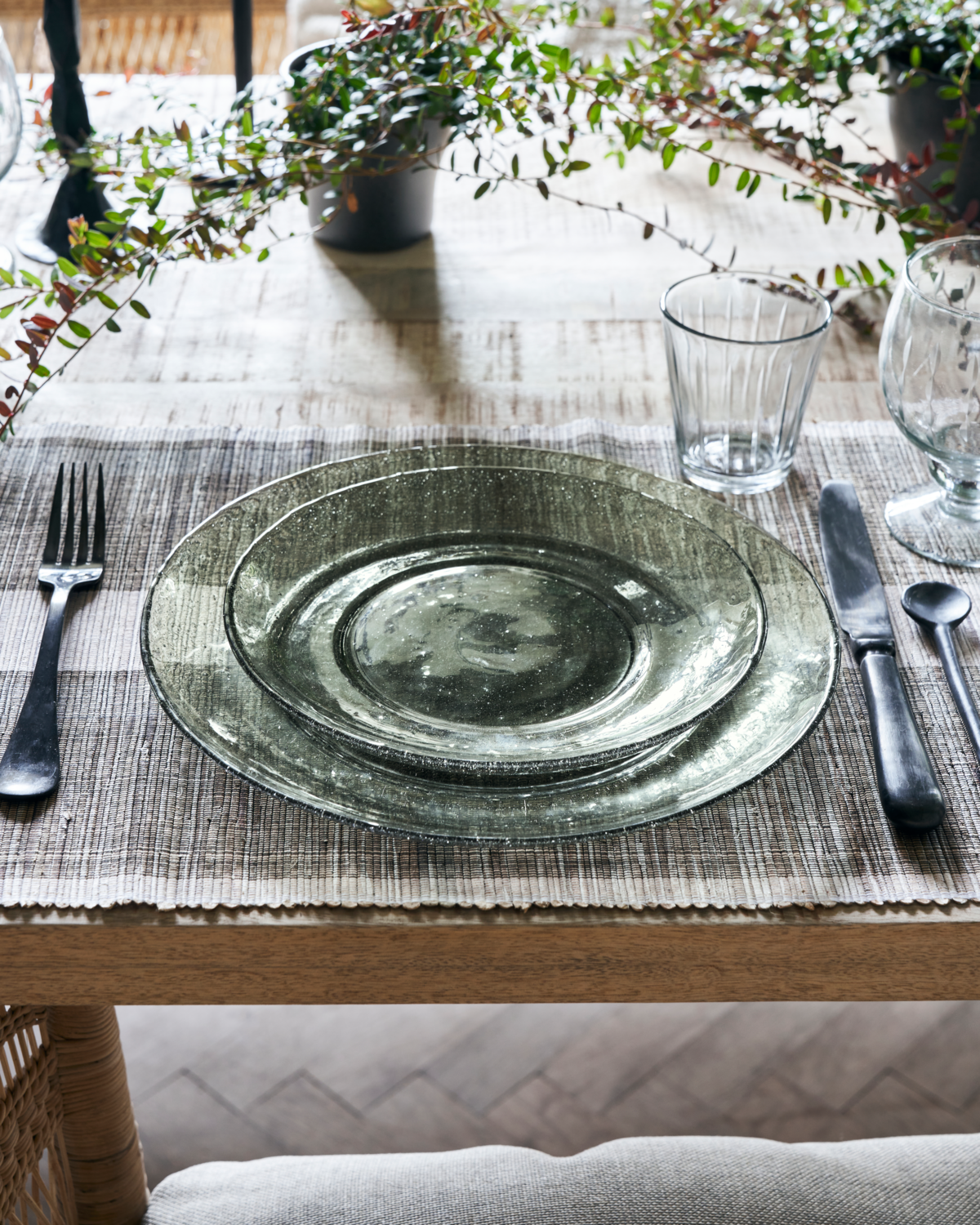 Frokosttallerken, 2 stk - HDRain, Grøn