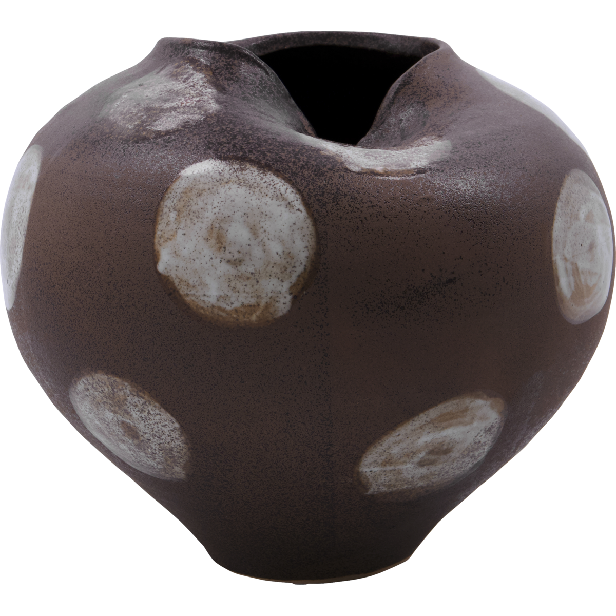 Vase HD, Brun/Råhvid