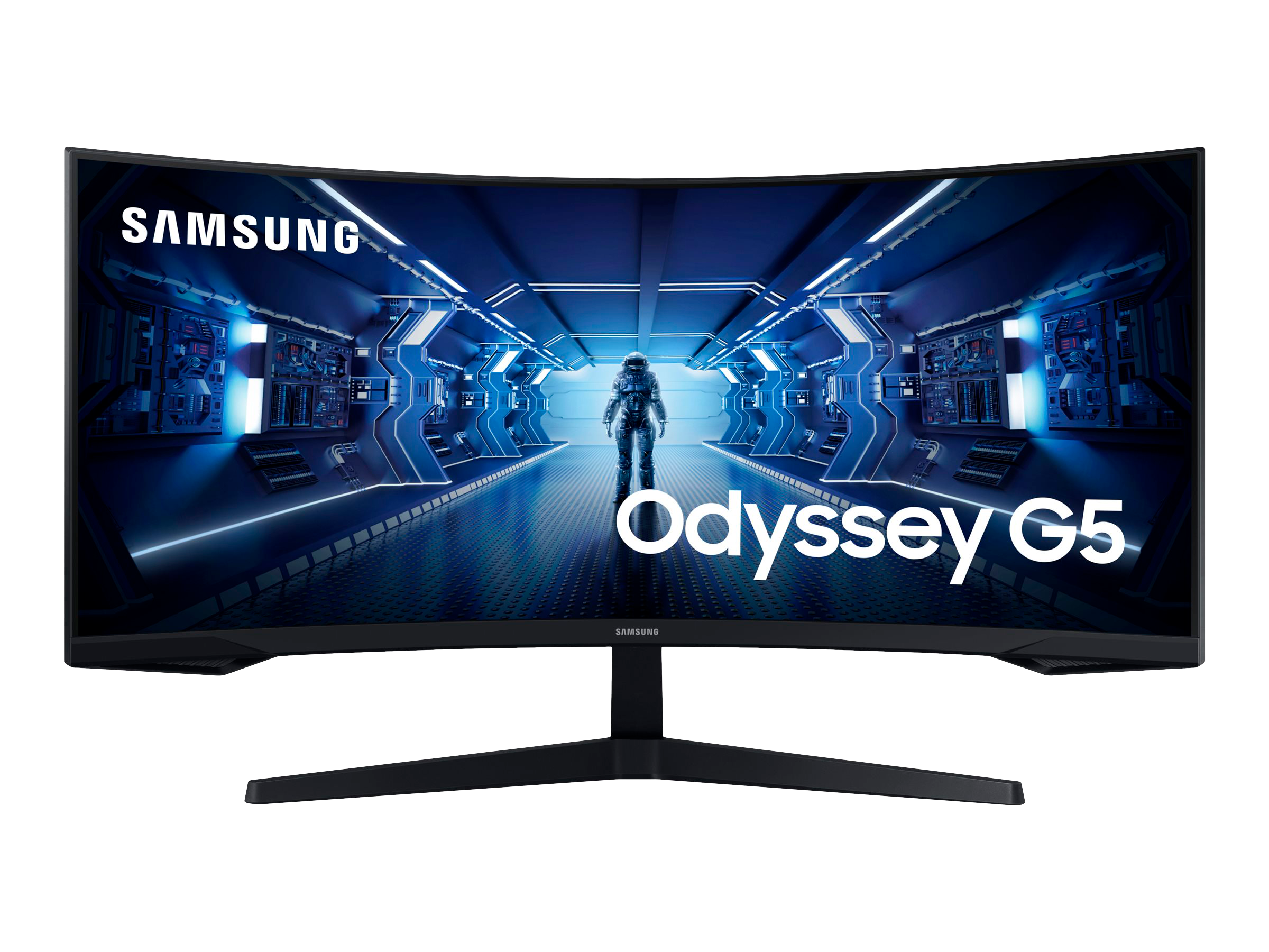 Gaming Skærm Samsung Odyssey G5 &bull; 34" &bull; UWQHD 165Hz &bull; 1000R Lynhurtig