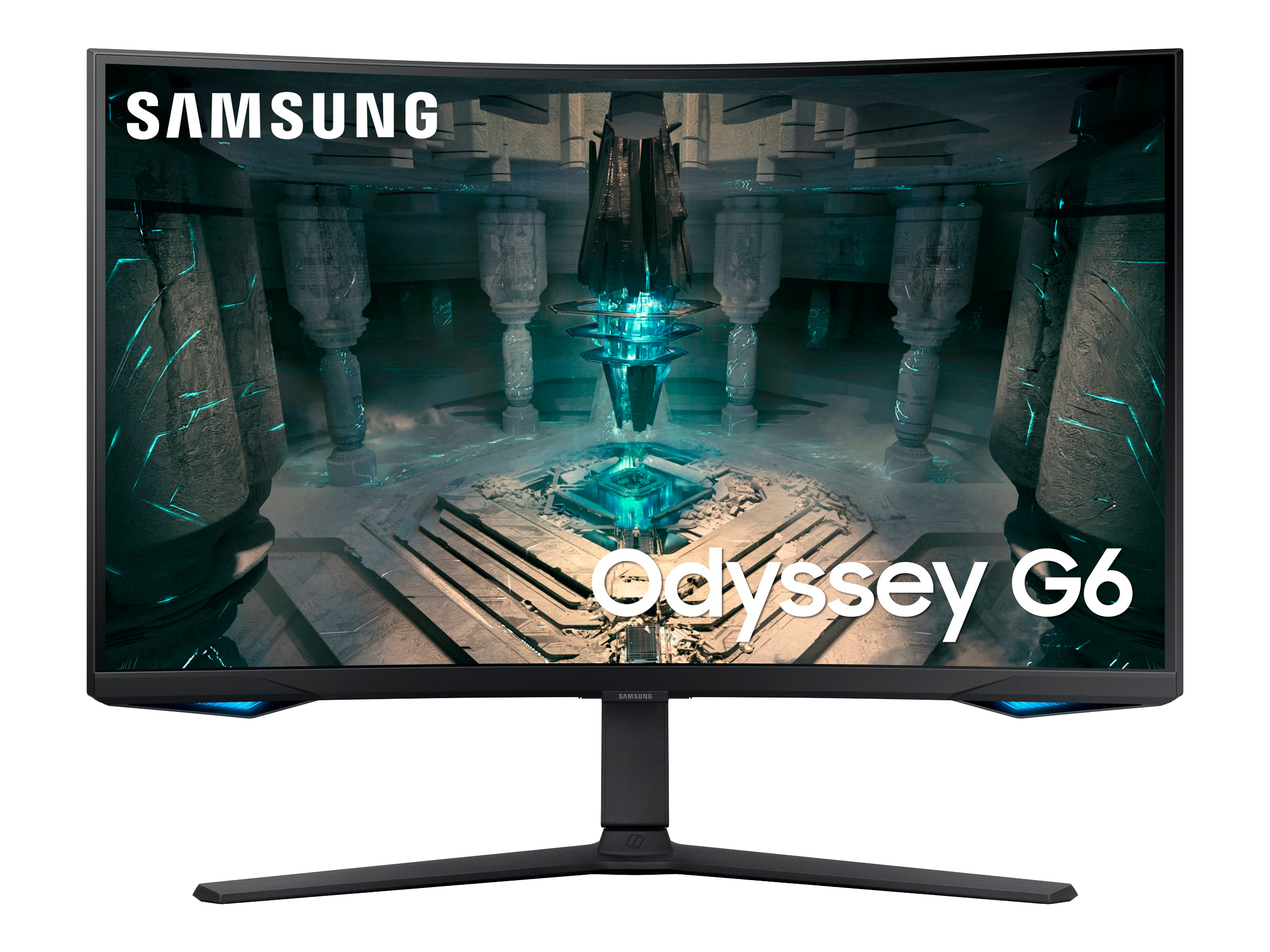 Gaming Skærm Samsung Odyssey G6 &bull; 32" &bull; QHD 240Hz &bull; HDR600 Buet og lynhurtig