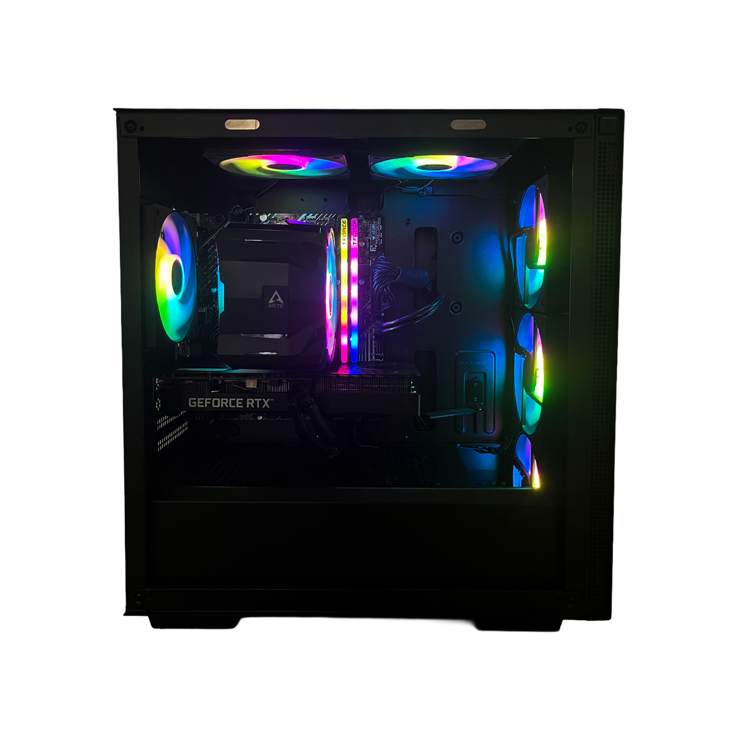 Fast LED-belysning Rød gaming-glød