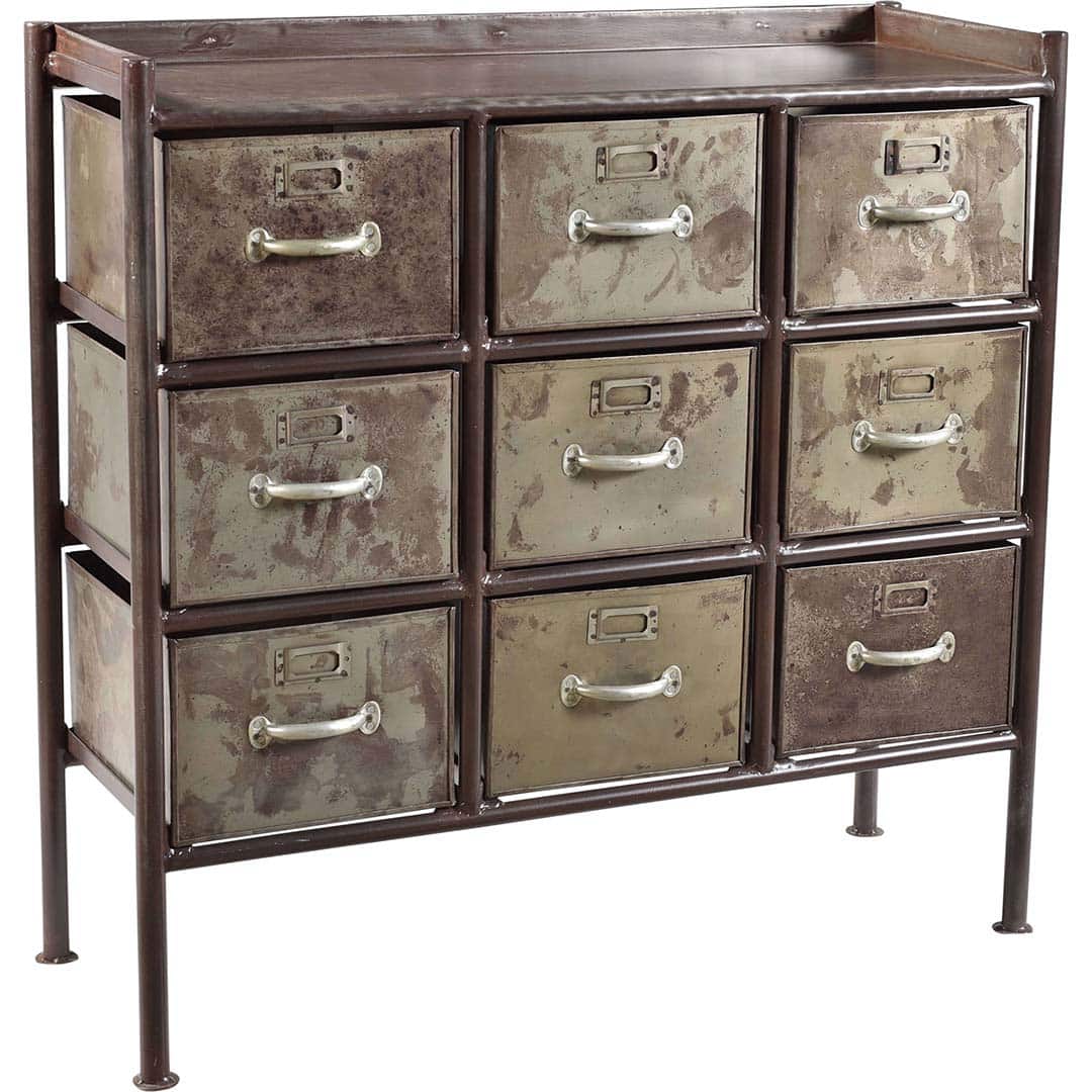 Saga kommode - 9 skuffer