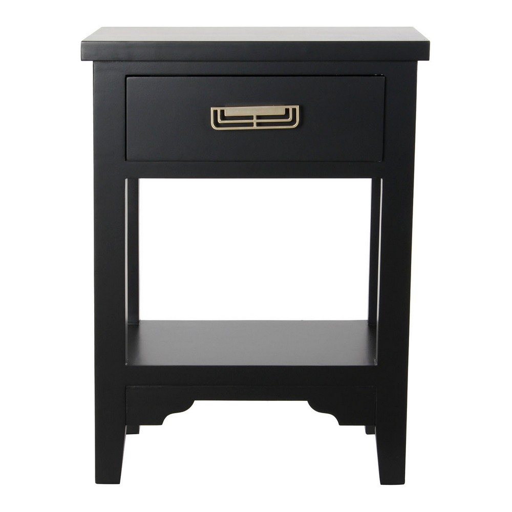 Natbord sort - elegant stil (48 x 30 x 65 cm)