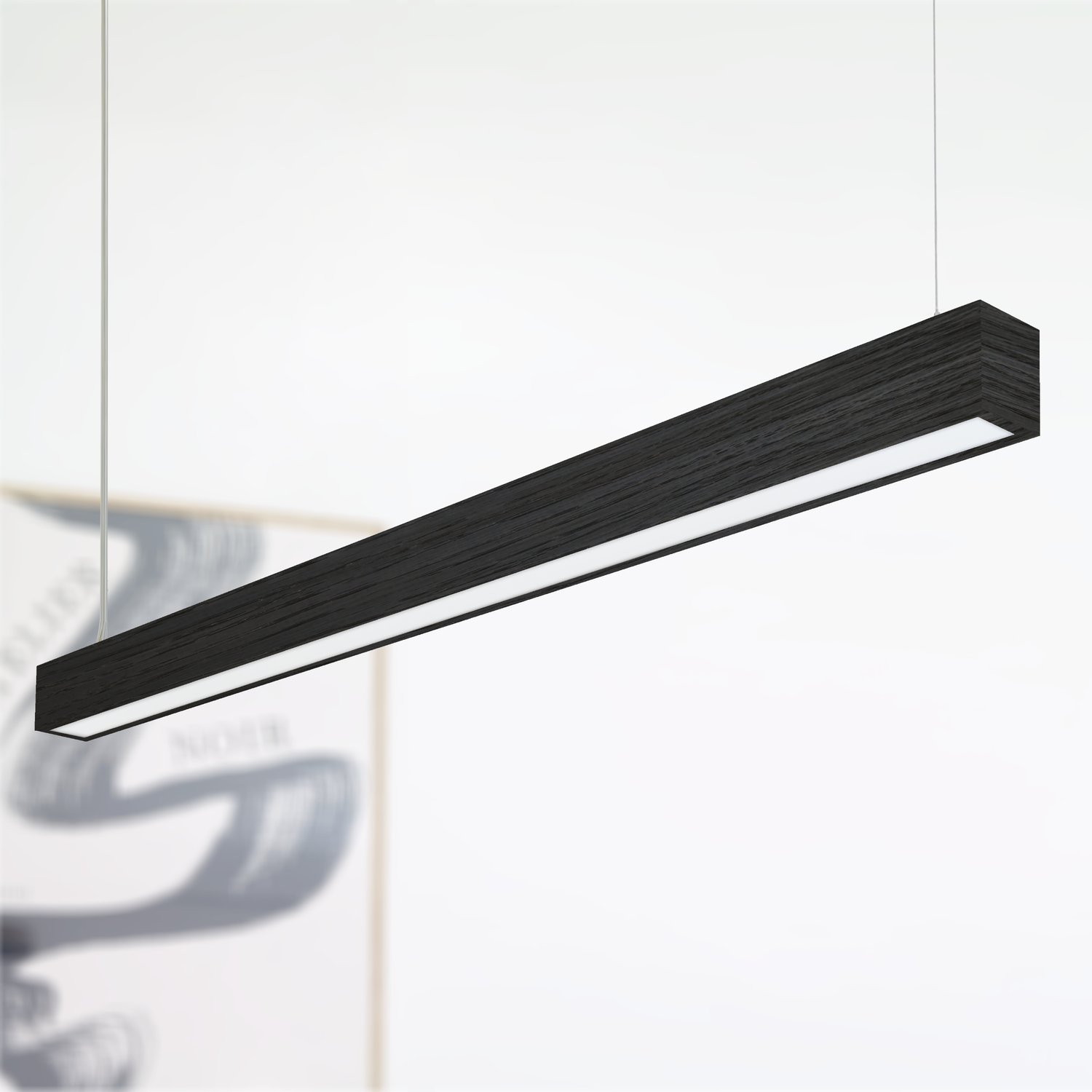 LED Pendel Sort Eg S The Black Oak (88/116/144cm) 88 cm