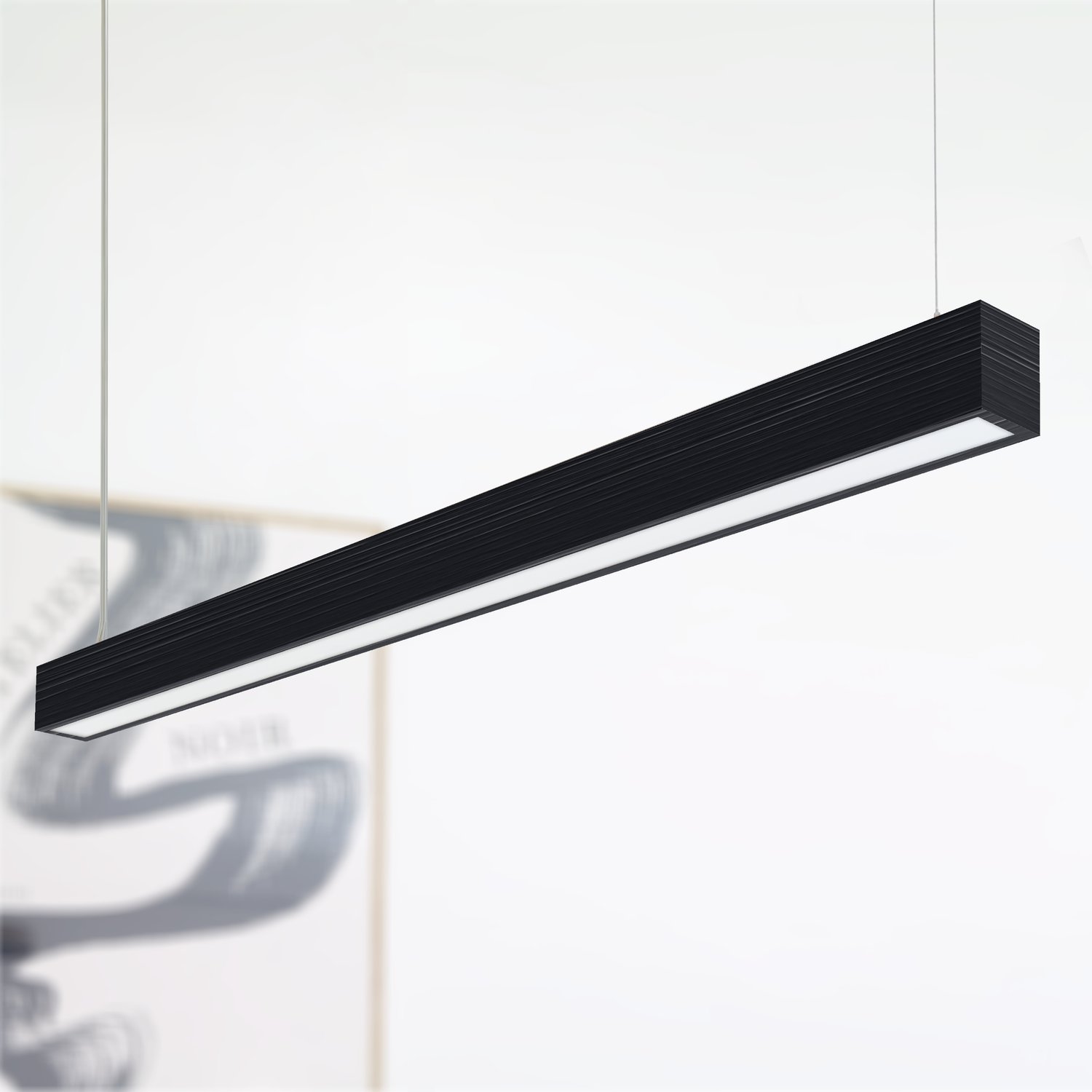 LED Pendel Sort S The Dark (88/116/144cm) 88 cm