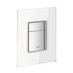 Grohe Skate Cosmopolitan betjeningsplade. Hvid med glas