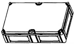 Cubo C Bund U/låg 400x600x102 Mm.
