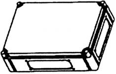 Cubo C Kasse M/låg 300x400x132 Mm.