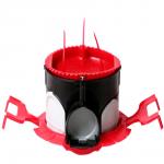 Kaiser indmuringsdåse lufttæt med Låg og klemmfix holder