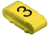 Kabelmærke 3 Gul Cli M 2-4