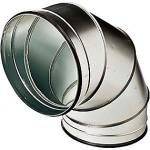 Øland Bøjning Ø315 mm 90Â° Rustfri AISI-316 BR90315