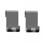 Dansani kroge i grå silikone (2 stk.)