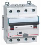 Legrand kombiafbryder DX3, 4 Polet, 16A, C karakteristik, 30mA, 6/10kA, Klasse A Hpfi relæ