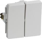 LK FUGAÂ® Afbryder dobbelt korrespondance 13A 250V hvid - (Gamle model)