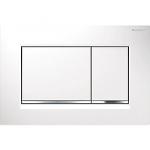 Geberit betjeningsplade sigma30 hvid/krom/hvid