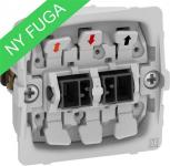 LK FUGAÂ® Afbryder 1 polet 16A 250V m/sløjfeklemme (uden afdækning)