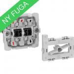 LK FUGAÂ® Afbryder korrespondance for nøgle m/LED lys 16A, uden afdækning