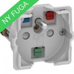 LK FUGAÂ® Stikkontakt 2 polet med pindjord 1,0 modul - uden afdækning