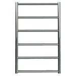 Kriss Polaris håndklædevarmer 800 x 503 mm. Børstet rustfrit stål