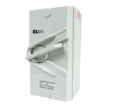 Elteco sikkerhedsafbryder 63A, AC23, 3P+N, IP56 - Grå/sort