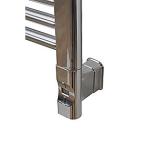 Kriss Nuvo elvarmeelement D/profil Boostfunktion. 600 Watt, Passer til lodrette D-profilrør. Krom