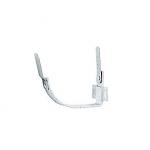 SG konsoljern nr. 11 til 1/2-rund færdigrende, bredde 128 mm. Halv bagvulst