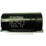 Startkondensator 125-160UF 330V Ø46 x 98 mm, med bøjle
