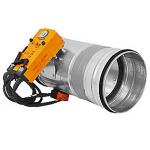 Brandspjæld Ø125mm. 230V. EN13501-3+A1. EI120(ve ho i-o) S