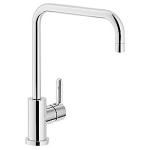 Image køkkenarmatur med høj. krom