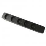 Elworks 5-stikdåse med jord i sort