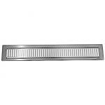 Purus Line RIB rist/rammesæt 700mm. Rustfrit stål