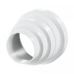 Duka Adapter til runde rør Ø80/100/120/125/150 mm, hvid