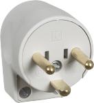 Lk Vinkelstikprop Rund Med Jord Lysegrå