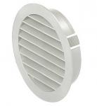 Plast gitterrist m/insektnet hvid f/Easipipe rør ø100mm