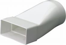 System 100 adapter 070 flad/rund ø100mm