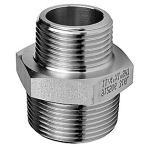 Brystnippel 1''. Støbt. Rustfri AISI 316