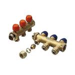 Wavin Tigris fordelerrør til 3 kredse 1''. Til 20 mm gulvvarmeslange