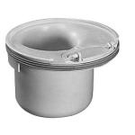 Purus Ran vandlås til afløb med Ø125 mm i vinylgulve