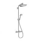 hansgrohe Croma Select S 280 EcoSmart showerpipe. Krom