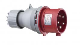 CEE stikprop 32A 3P+N+J 400V rød - IP44