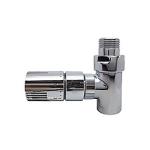 Kriss Cylinder Rum ventilsæt 1/2'' ligeløbende. Krom