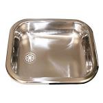 Intra Juvel køkkenvask barents 400x340mm, handicapvenlig, med prop, til nedfældning, blank A400