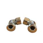 tilgangsstykke vinkel excentrisk 3/4'' x 1/2'', forkromet