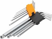 6-kantsnøglesæt, 9 stk. 1,5-10 mm