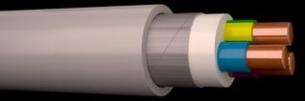 5G2,5 mm2 HIKAJ Armeret installationskabel, ø12,1mm - Gnaverbeskyttet, PAPJ, 100 mtr.