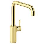 Damixa Silhouet køkkenarmatur med høj svingtud - Poleret messing