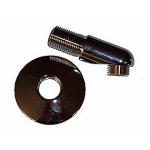 CMA brusearm 20Â° med 1/2 roset, Krom